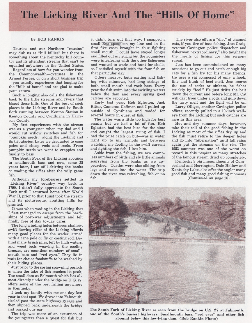 Licking River Fishing