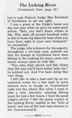 Licking River Fishing