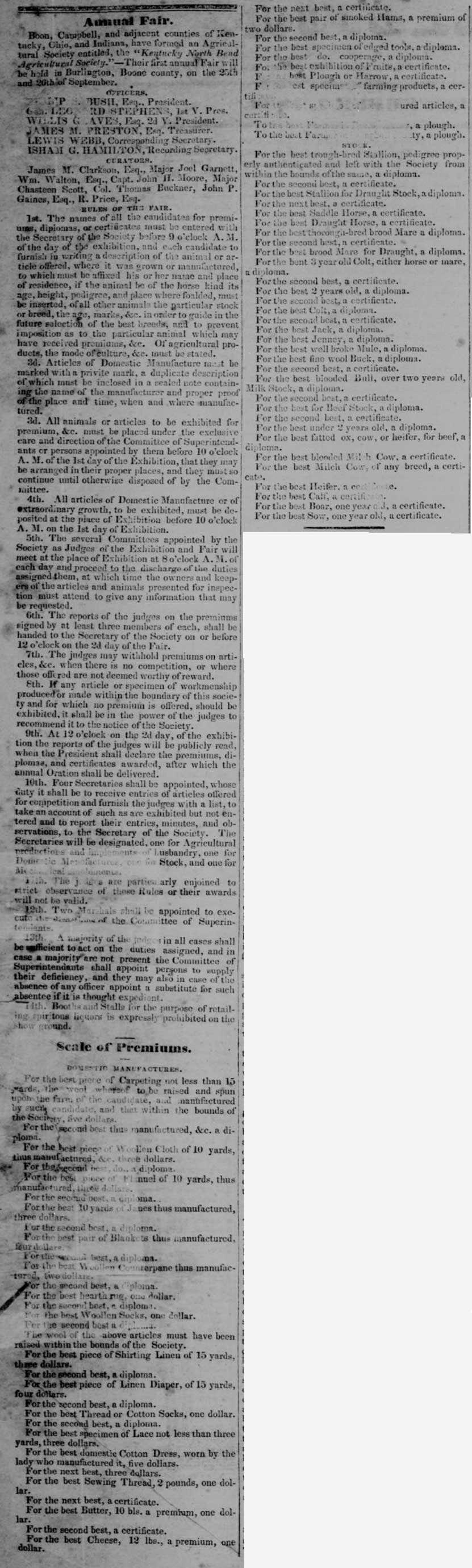 1833 Fair