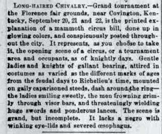 Florence Fair Tournament