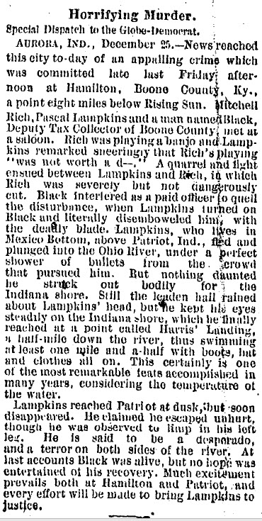 The Hamilton Banjo Murder