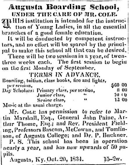 Augusta Boarding School