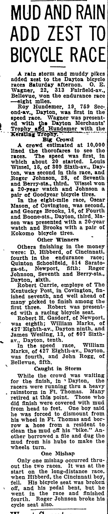 1915 Bike Race