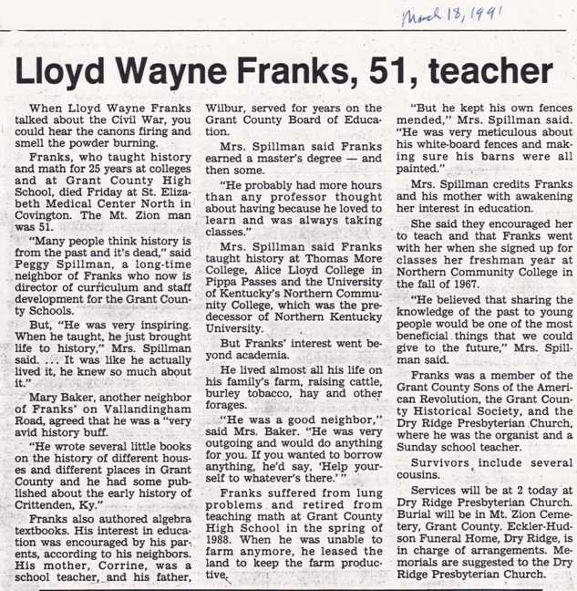 Lloyd Franks
