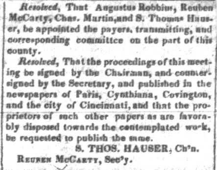 1835 Railroad Meeting