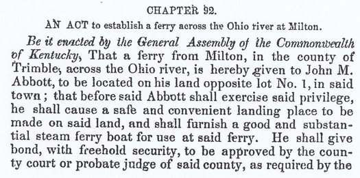 Milton Ferry