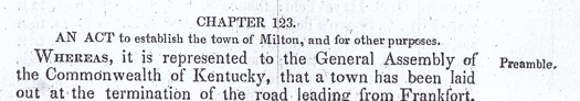 Milton Established